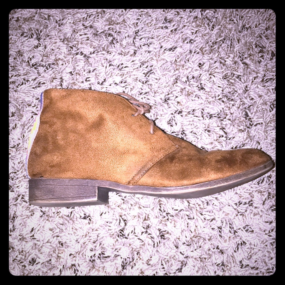 Suede ankle boots